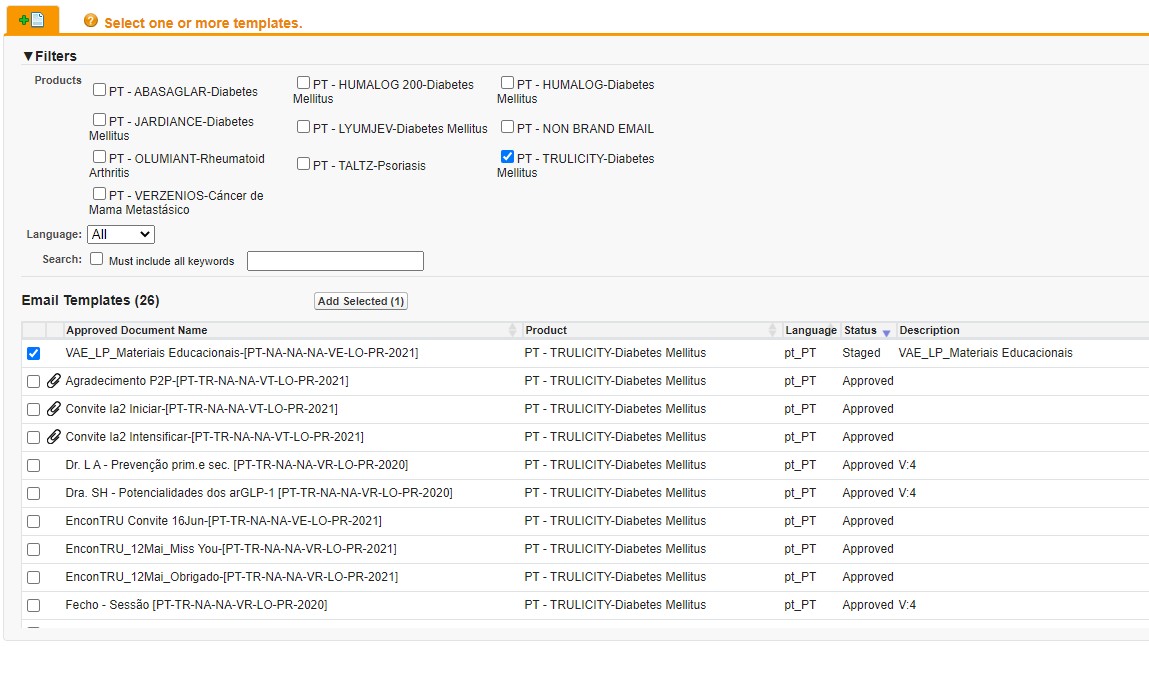 SalesForce main page