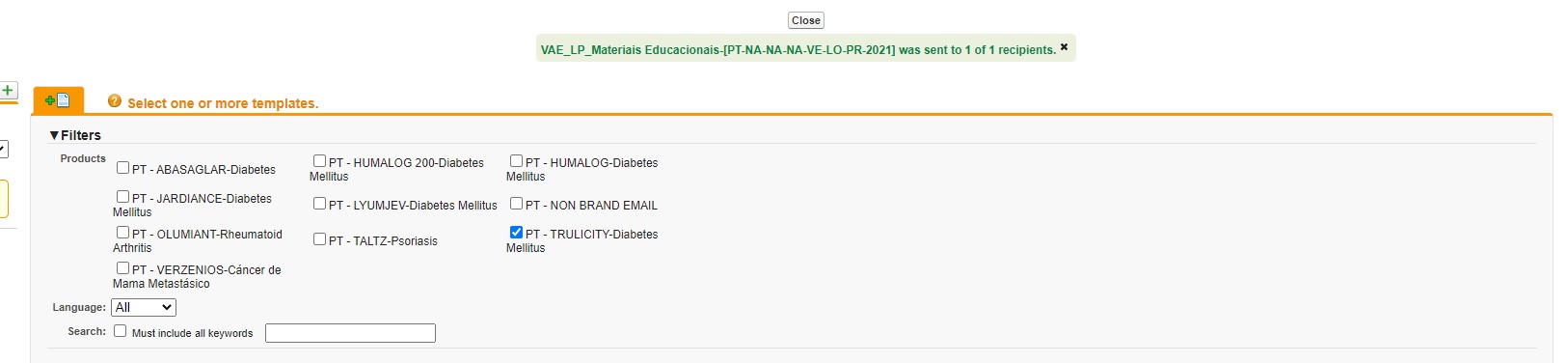 SalesForce main page